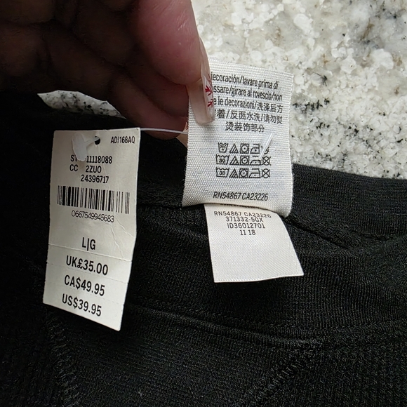 PINK Victoria's Secret Cropped Waffle Knit Long Sleeve. NEW! - Picture 5 of 5